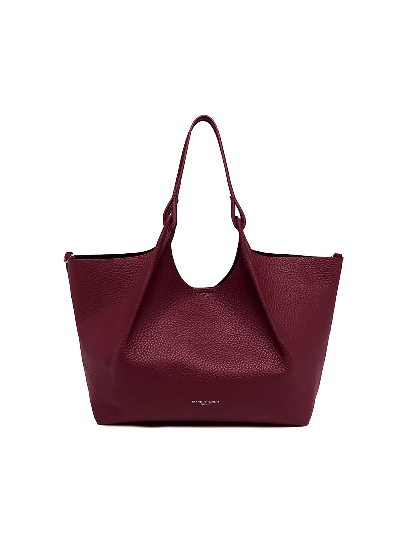 GIANNI CHIARINI | Ledertasche - Hobo Bag DUA | dunkelrot